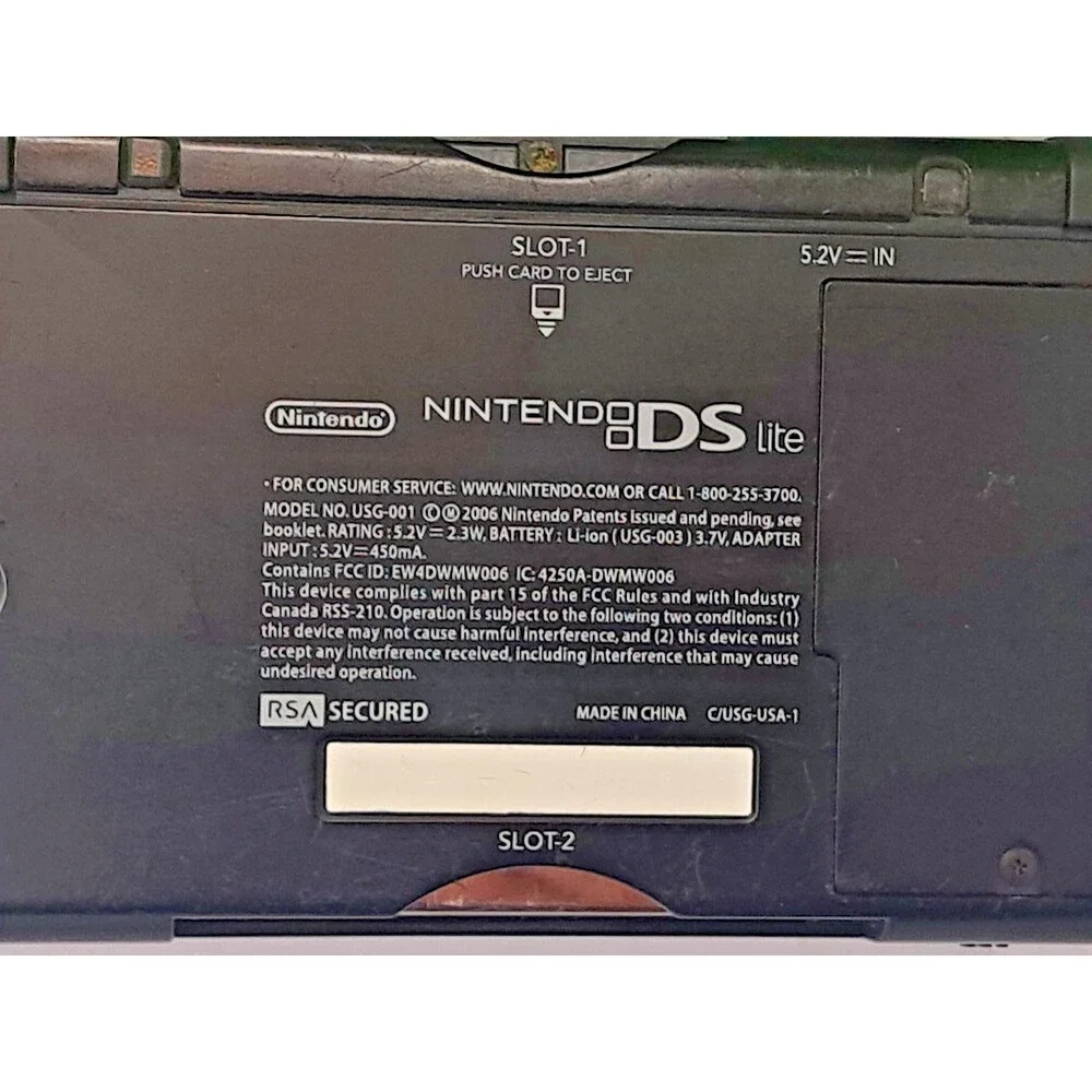 Lot 2 Nintendo Ds Lite Systems Cobalt Blue White 2 Cases Charger Tested Guc